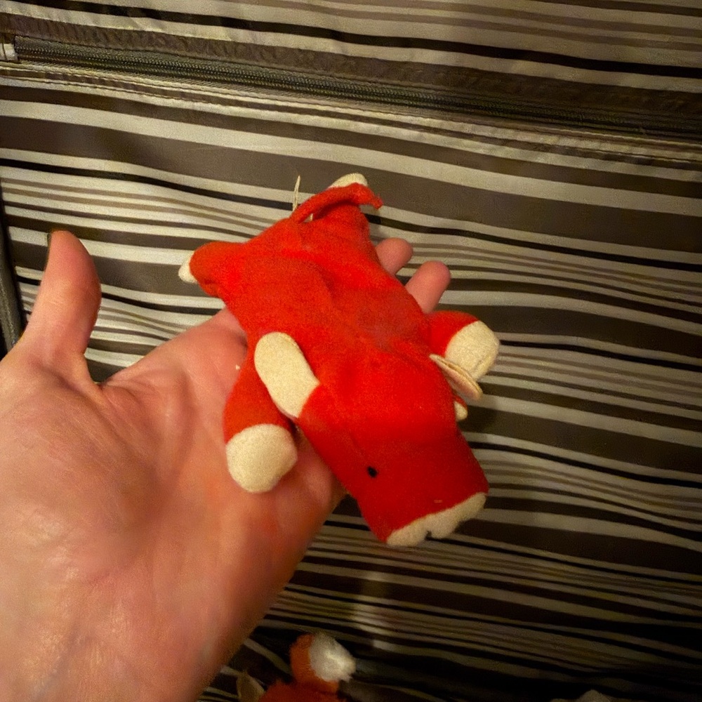 90s McDonald’s bull beanie baby toy